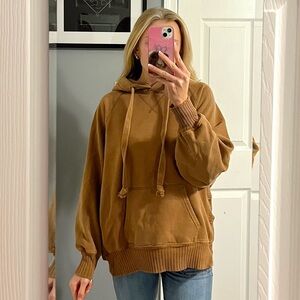 Aerie Brown Sweatshirt Hoodie